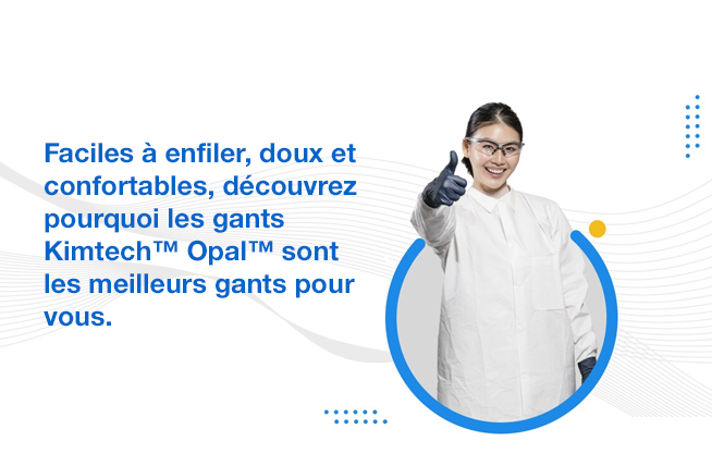 Kimtech™ Opal Nitrile Gloves Comfort Without Compromise