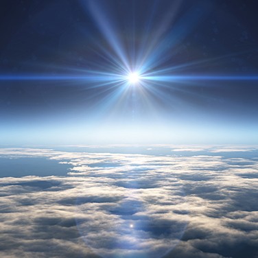 Ciel bleu avec des nuages