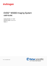 Guide utilisateur du système d'imagerie EVOS™ M3000