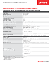 Fiche technique Varioskan™ ALF